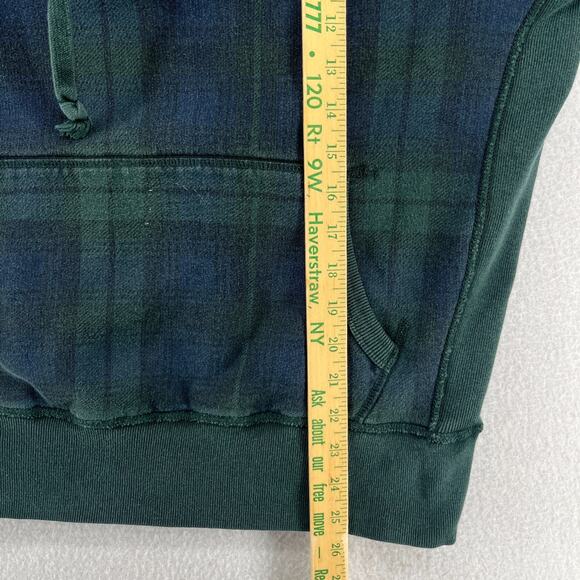 PENN STATE Hoodie Adult M NITTANY LIONS PSU Sweatshirt Blackwatch Plaid Green - Picture 14 of 15